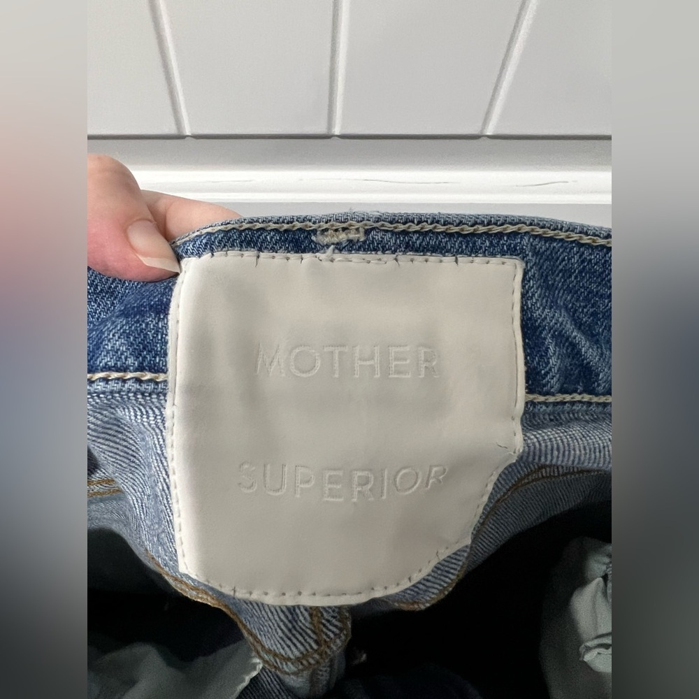 Women’s Mother the insider crop step fray jeans 28 distressed - Picture 12 of 16
